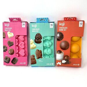 Koji Chocolate Candy Mold Bomb Sets Various